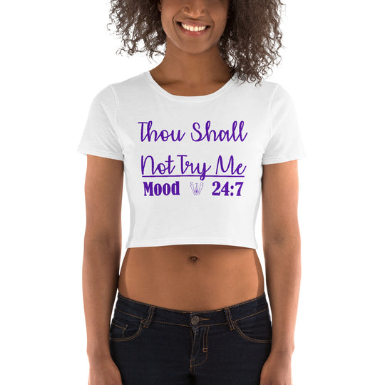 Thou Shall Not Crop Tee