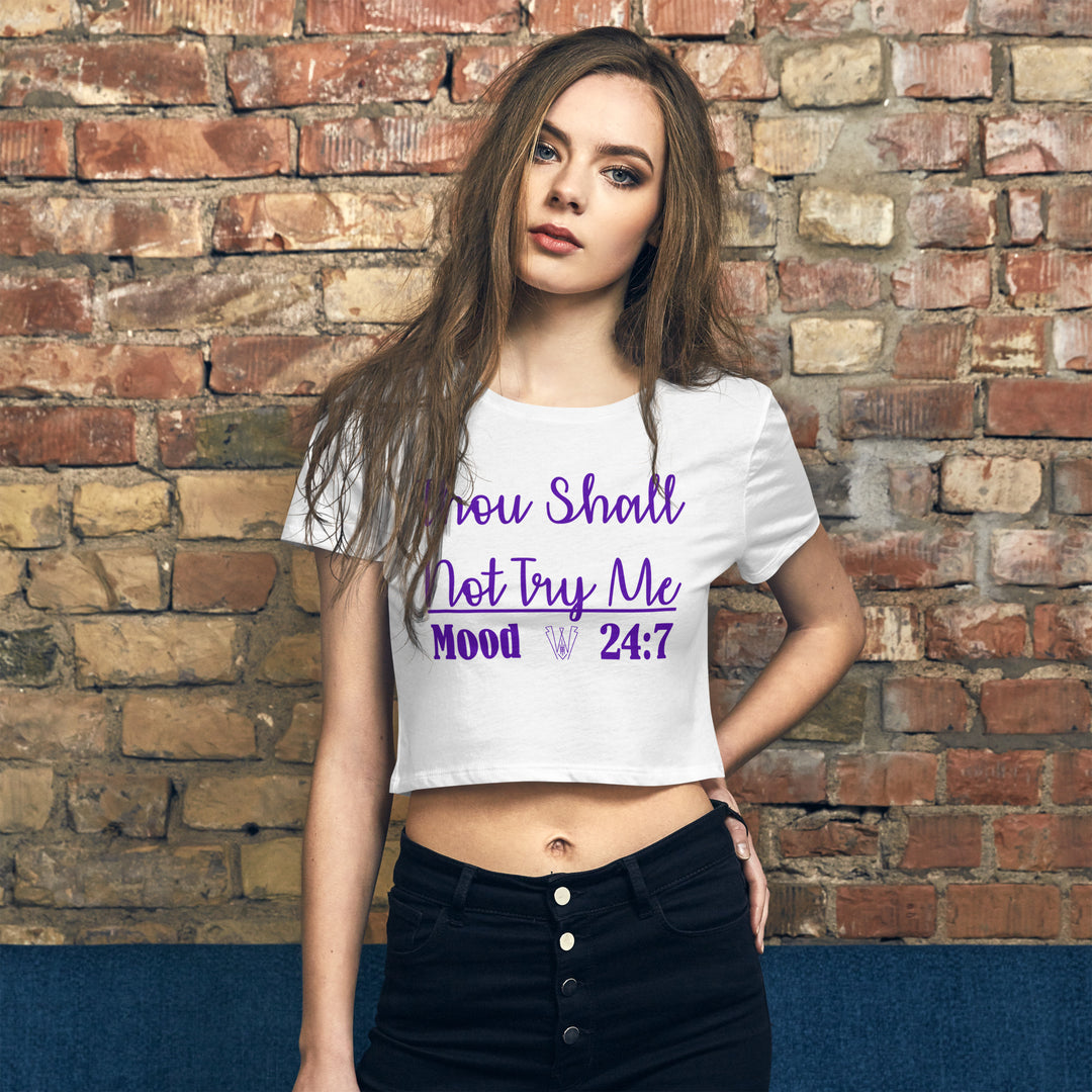 Thou Shall Not Crop Tee